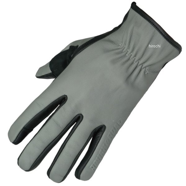 春夏モデル クールマックスレザーグローブ グレー XLサイズ