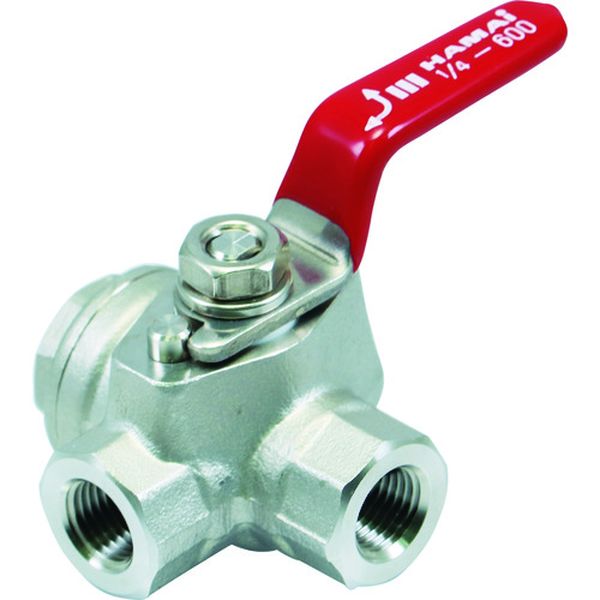 RSS1408RC 161-0828  ステンレス製3方ボールバルブ