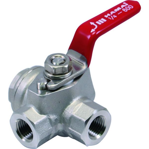 RSS1425RC 161-0832  ステンレス製3方ボールバルブ