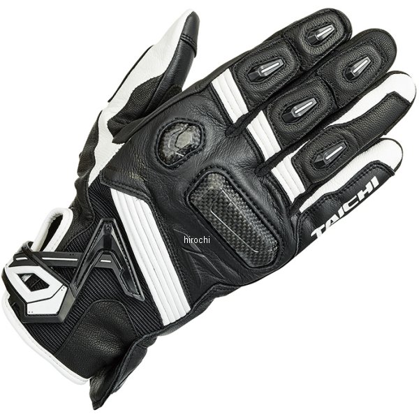 ラプター レザーグローブ 白/黒