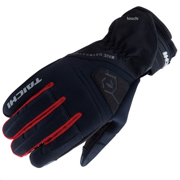 春夏モデル ドライマスターフィット レイングローブ レディース 黒/赤 レディース