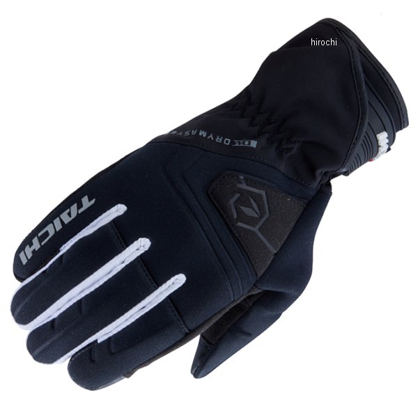 春夏モデル ドライマスターフィット レイングローブ レディース 黒/白