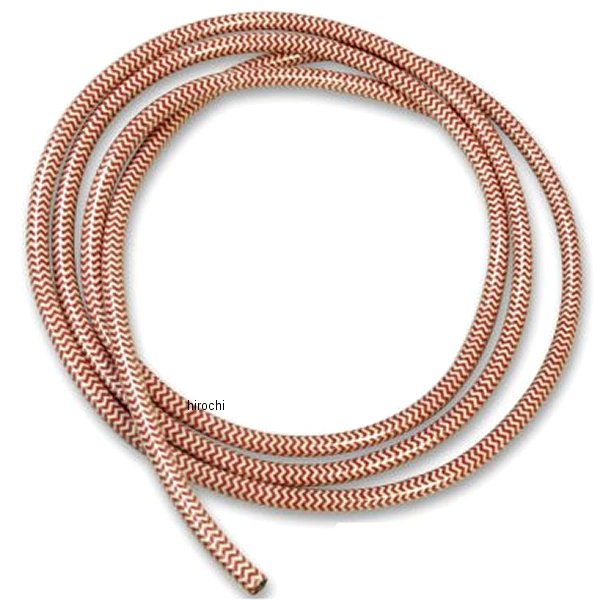 ヘリンボーンプラグコード 赤/白 10cm