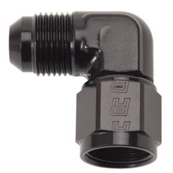 Russell パフォーマンス -6 AN 90 Degree Male AN to Female AN フィッティング (ブラック)