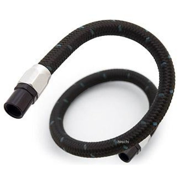 Russell パフォーマンス -8 AN ProClassic II ブラック Hose (Pre-パッケージd 20 Foot Roll)