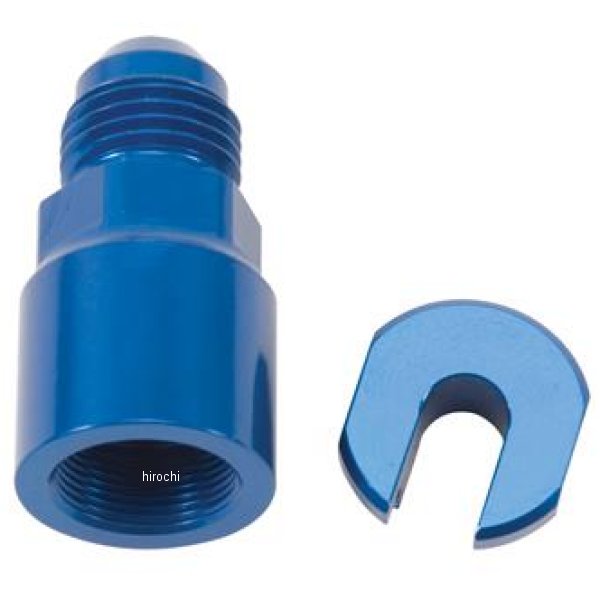 Russell パフォーマンス -6 AN Male to 5/16in SAE Quick-Disconnect Female (ブルー シングル)