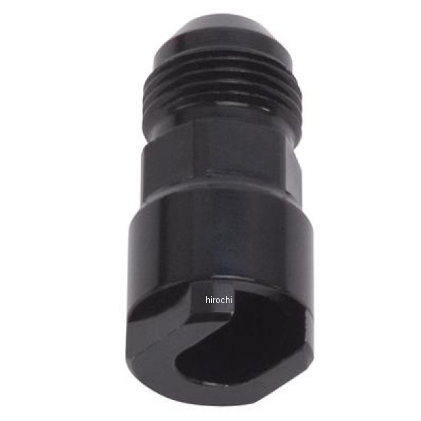 Russell パフォーマンス -8AN Male to 3/8in SAE Quick-Disconnect Female (ブラック シングル)