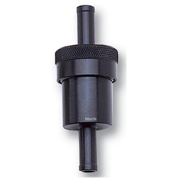 Russell パフォーマンス ブラック Street フューエルフィルター (3in Length 1-1/8in diameter 5/16in inlet/outlet)