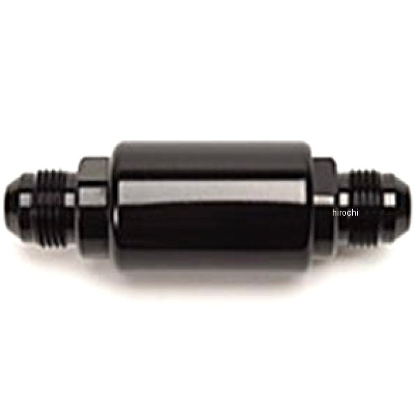 Russell パフォーマンス ブラック Anodized (3-1/4in Length 1-1/4in dia. -8 male inlet/outlet)