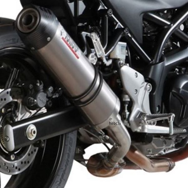 スリップオンマフラー OVAL 16年-20年 SV650 チタンキャップ