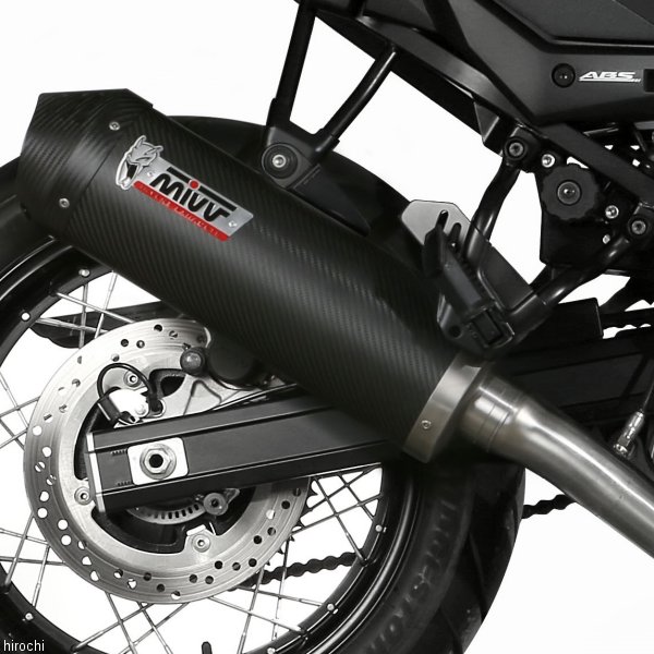 スリップオンマフラー 触媒あり OVAL 17年-23年 V-Strom650 カーボン