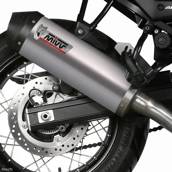 スリップオンマフラー 触媒あり OVAL 17年-23年 V-Strom650 チタン