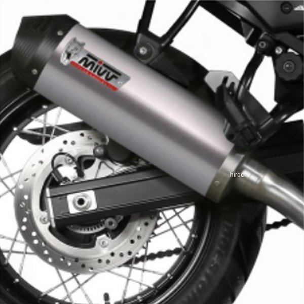 スリップオンマフラー OVAL 17年-20年 V-Strom650 チタン