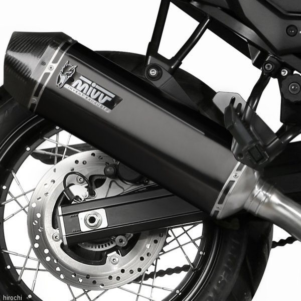 スリップオンマフラー 触媒あり SPEED EDGE 17年-23年 V-Strom650 ステンブラック