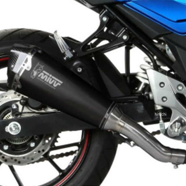 スリップオンマフラー DELTA RACE 17年-20年 GSX250R ブラックステンレス