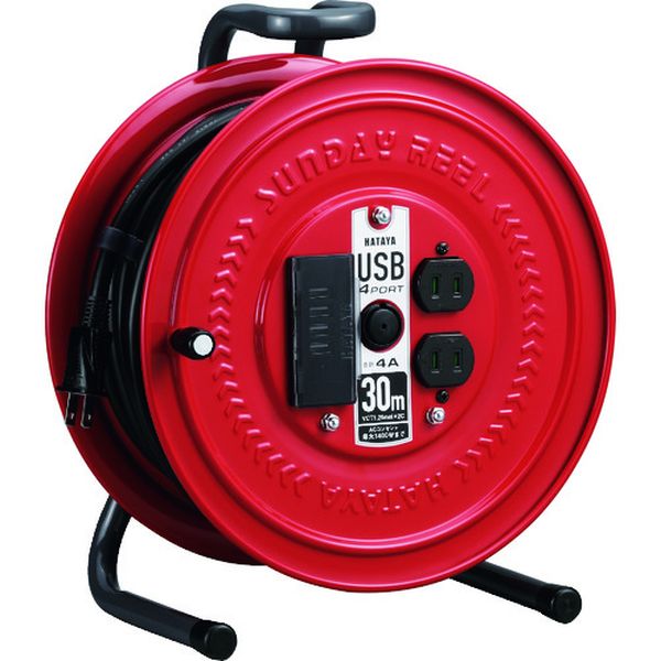 S30U4 199-4566  USBポート付コードリール