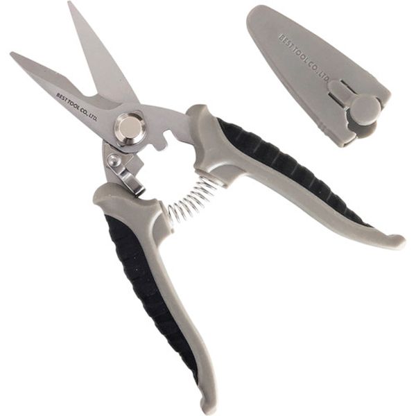 S501N 363-3927  SBS ステンレス製万能鋏 マルチョキ 安全キャップ付