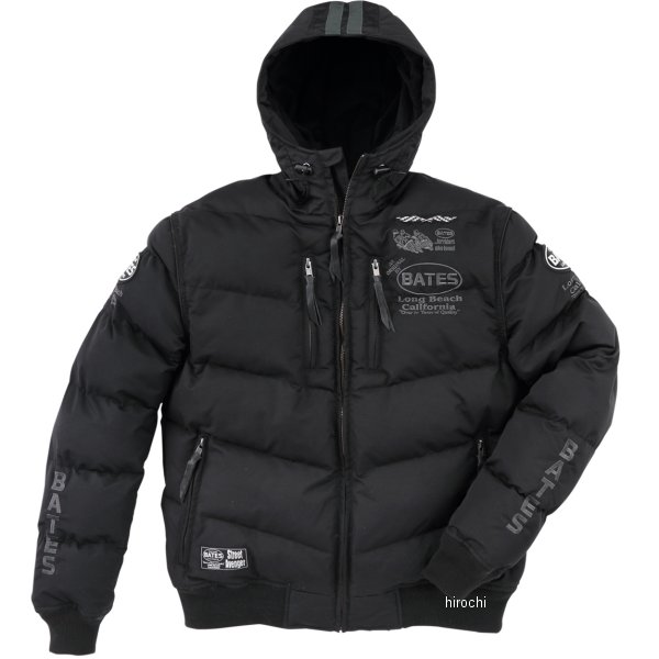 ベイツ BATES 秋冬モデル ナイロンパーカー 黒