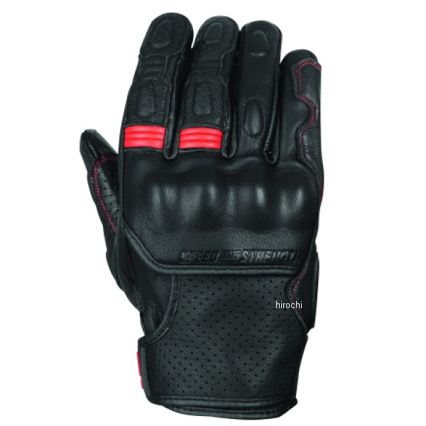 Speed and Strength Twist of Fate レザーグローブ ブラック/レッド Large