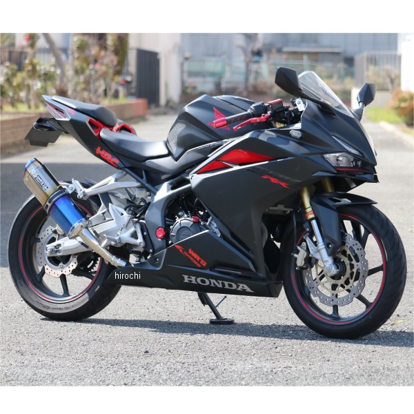 スリップオンマフラー SS-OVAL JMCA認証 17年-19年 CBR250RR 焼き色チタン