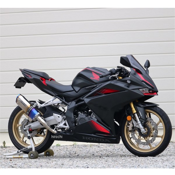 スリップオンマフラー SS-OVAL JMCA認証 20年-22年 CBR250RR 焼き色チタン