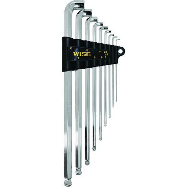 ボールポイント剛短レンチ9本セット(ロングタイプ)