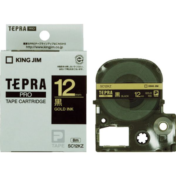 テプラPROテ-プカ-トリッジ 幅12mm 黒