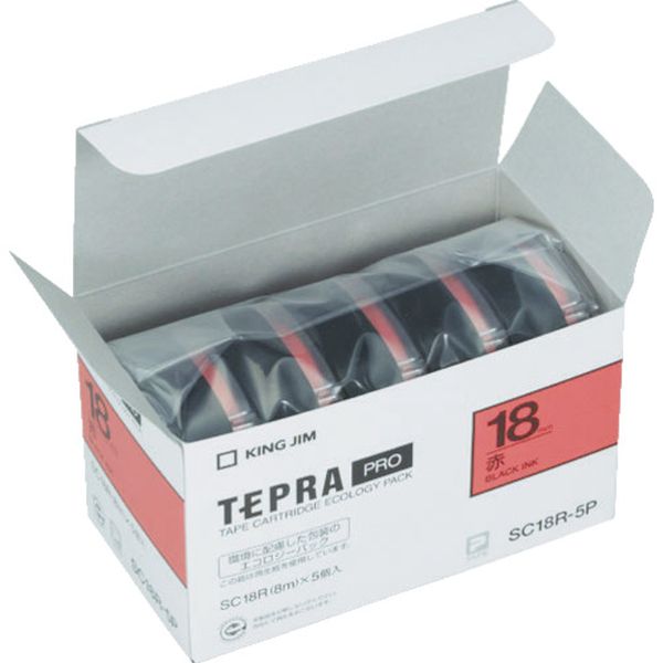 PROテ-プエコパックカラ-ラベル(赤) (5個入)