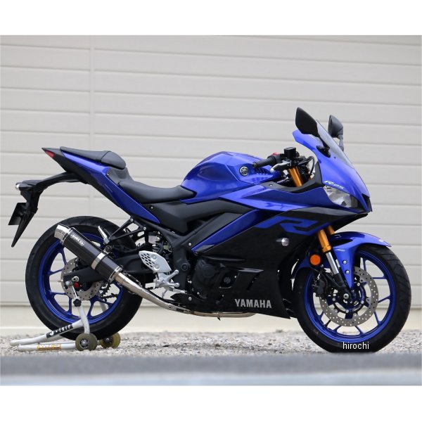 フルエキゾースト ラウンド JMCA認証 18年-21年 YZF-R25 カーボン