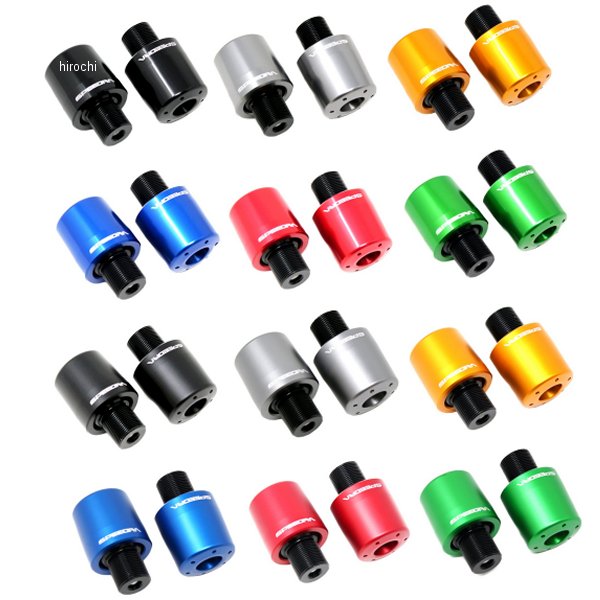 アルミハンドルバーエンド タイプB カワサキ M17