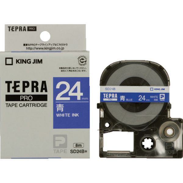 テプラPROテ-プカ-トリッジ 幅24mm 青