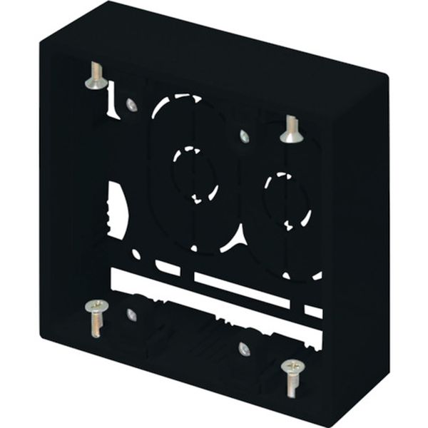 ニュー・エフモール付属品 露出ボックス 2個用 浅型 ブラック