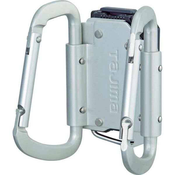 着脱式工具ホルダーアルミ カラビナ小 ダブル