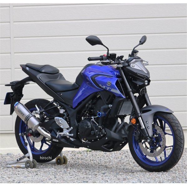 スリップオンマフラー SS-OVAL JMCA認証 18年-21年 MT-25、MT-03 ソリッド