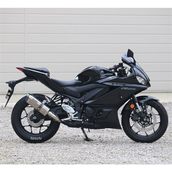 スリップオンマフラー SS-OVAL JMCA認証 22年以降 YZF-R25、MT-25 ソリッド
