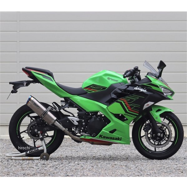 スリップオンマフラー SS-OVAL JMCA認証 18年以降 Ninja250 ソリッド