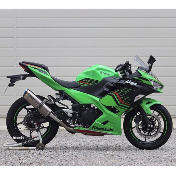 スリップオンマフラー SS-OVAL JMCA認証 18年以降 Ninja400 ソリッド