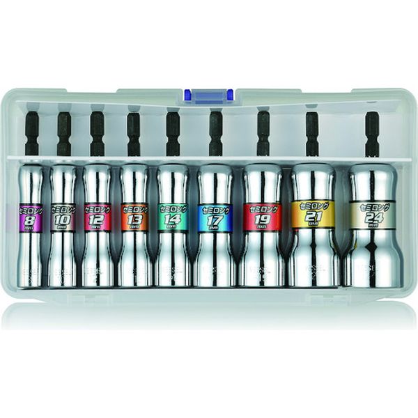 ベッセル 剛鍛セミロングソケット9本組 No.(アソート 9本)