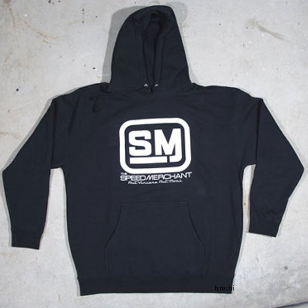 SMロゴ プルオーバーパーカー 黒