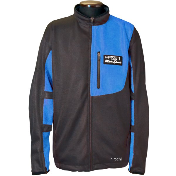 春夏モデル メッシュジャケット 黒/青
