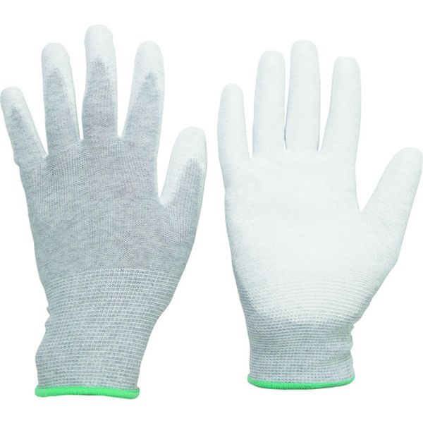 静電気拡散性手袋 (手のひらコート)SPU-130CN M 10双入