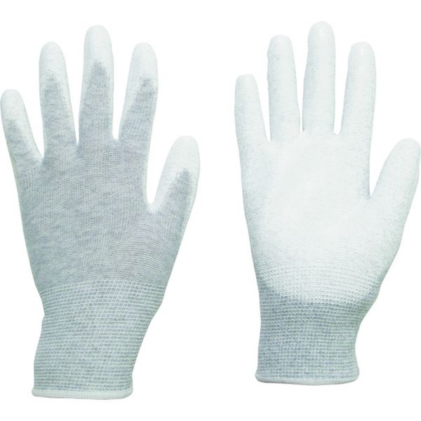 静電気拡散性手袋 (手のひらコート)SPU-130CN S 10双入