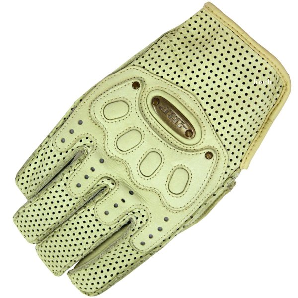 SRM  レザーグローブ メッシュ アイボリー