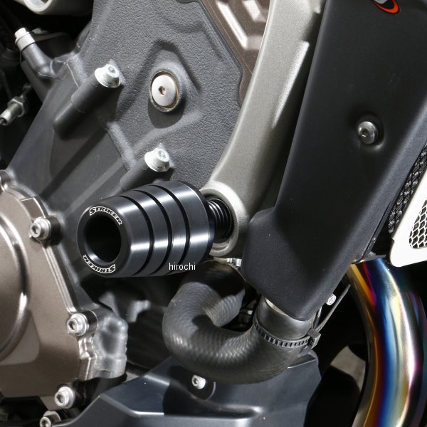 ガードスライダー アッパー 14年-18年 MT-09、MT-09ABS、TRACER、XSR900 黒