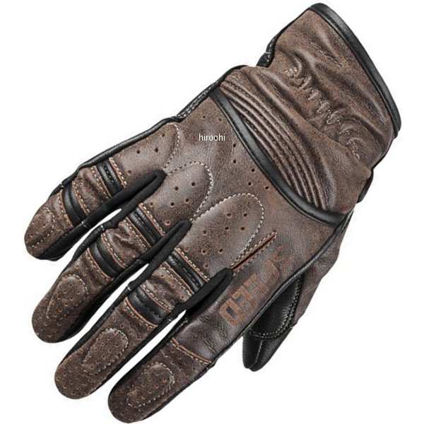 スピードアンドストレングス レザーグローブ Rust and Redemption ブラウン