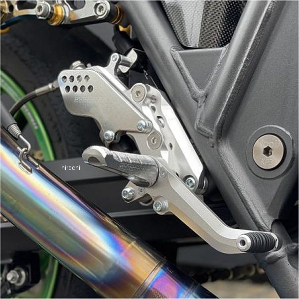 ステップキット STC ZRX1200、ZRX1100 シルバー