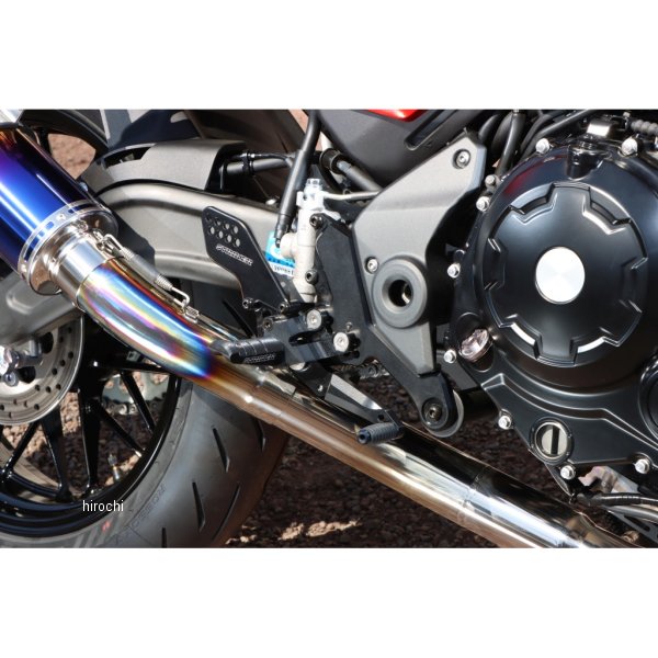 スポーツツーリングコンセプト(STC)ステップキット Z650RS ブラックハードアルマイト