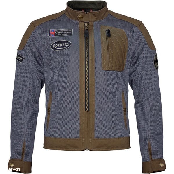 春夏モデル パデッドメッシュジャケット グレー