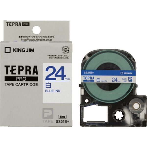 テプラPROテ-プカ-トリッジ 幅24mm 白