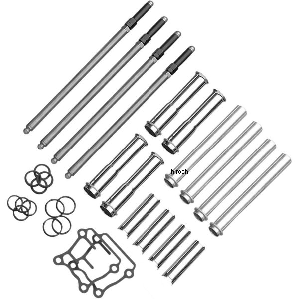 調整可能 プッシュロッド 99年-17年 Twin Cam クローム